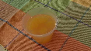 みかん缶の寒天ゼリー