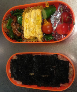 夏野菜を使った１５分弁当