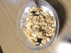 材料３つ★バナナヨーグルトアイス をつくったよ！