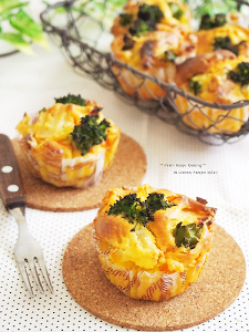 卵・油分不使用！野菜たっぷりカップケーキ