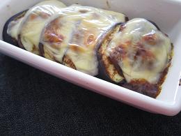 ラザニア風　茄子のカレー挟み焼