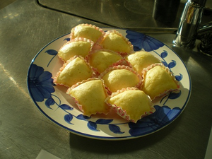 さつまいもの蒸しケーキ
