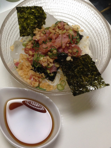 ネギトロ素麺