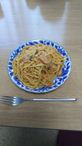 ナポリタン をつくったよ！