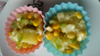 コロコロじゃが芋とコーンのポテトサラダ をつくったよ！