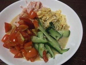 魔法のトマトの冷やし中華♪